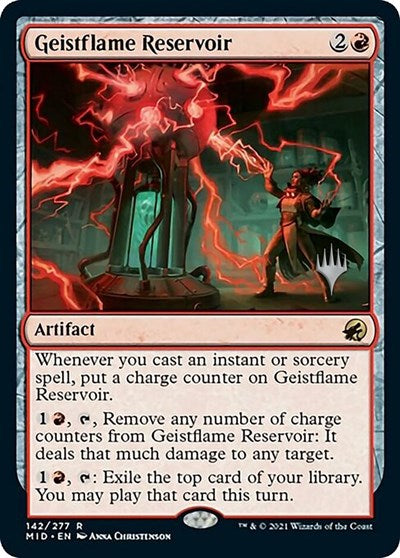 Geistflame Reservoir (Promo Pack: Innistrad: Midnight Hunt) Near Mint