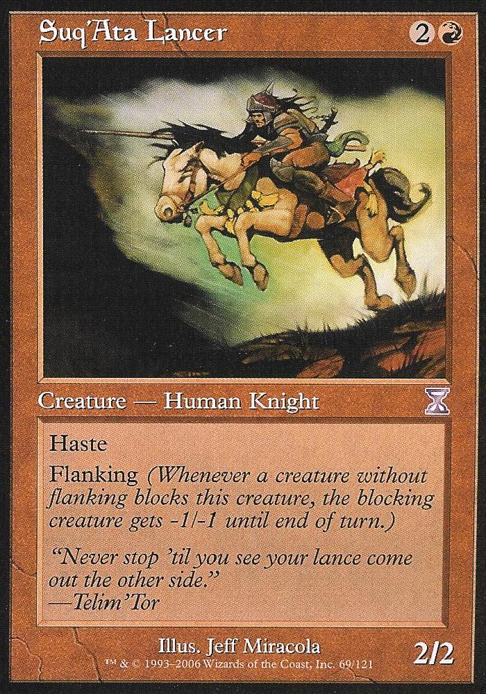 Suq'Ata Lancer (Time Spiral Time Shifted) Near Mint Foil