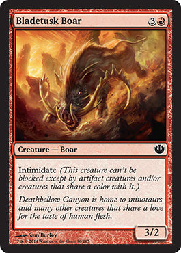 Bladetusk Boar (Journey into Nyx) Near Mint Foil