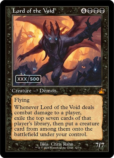 Lord of the Void (Retro Frame) (Serial Numbered) (Ravnica Remastered) Near Mint