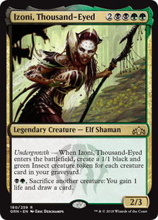 Izoni, Thousand-Eyed (Guilds of Ravnica) Near Mint Foil