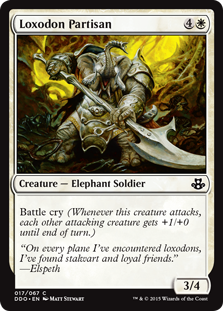 Loxodon Partisan (Duel Decks: Kiora vs Elspeth) Near Mint