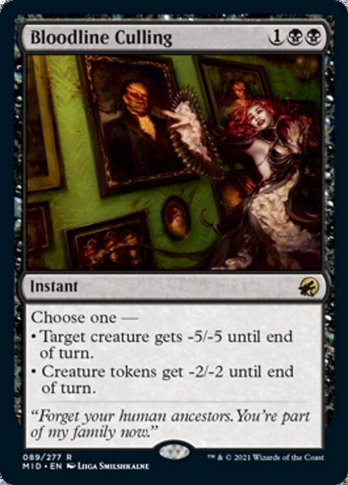 Bloodline Culling (Innistrad: Midnight Hunt) Near Mint