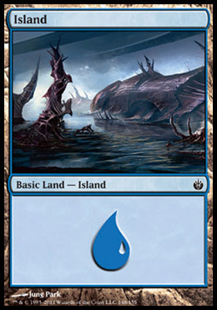 Island (148) (Mirrodin Besieged) Near Mint