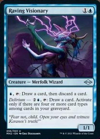 Raving Visionary (Modern Horizons 2) Near Mint Foil