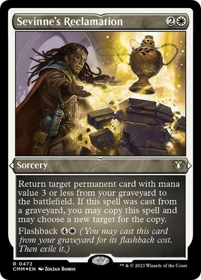 Sevinne's Reclamation (Foil Etched) (Commander Masters) Near Mint