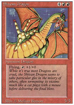 Shivan Dragon (Revised) Near Mint