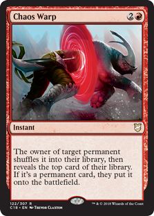 Chaos Warp (Commander 2018) Near Mint