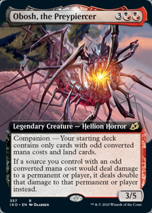 Obosh The Preypiercer (Extended Art) (Ikoria: Lair of Behemoths) Near Mint