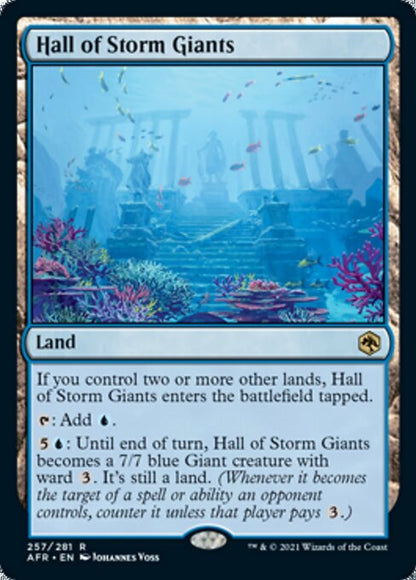 Hall of Storm Giants (Adventures in the Forgotten Realms) Near Mint Foil