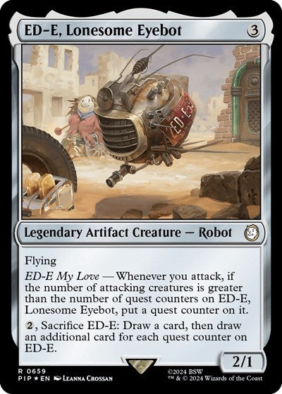 ED-E, Lonesome Eyebot (Surge Foil) (Universes Beyond: Fallout) Near Mint