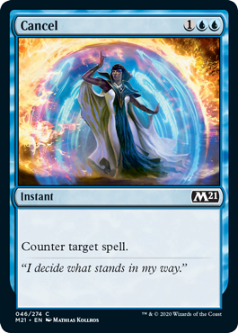 Cancel (Magic 2021 Core Set) Near Mint Foil