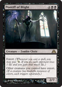 Pontiff of Blight (Dragon's Maze) Near Mint Foil