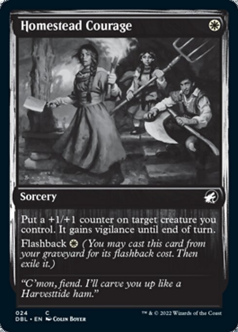 Homestead Courage (Innistrad: Double Feature) Near Mint