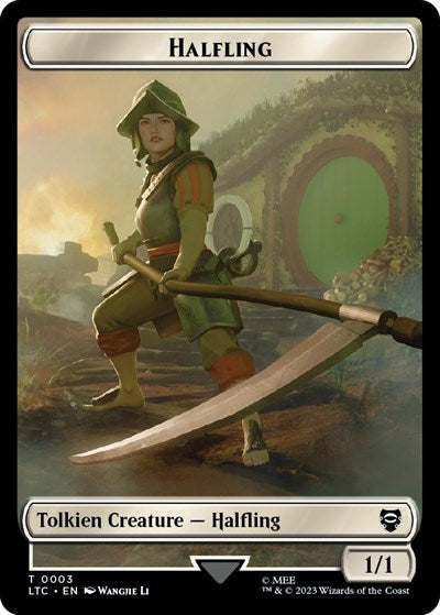 Halfling / Treasure Token (Commander: The Lord of the Rings: Tales of Middle-earth) Near Mint