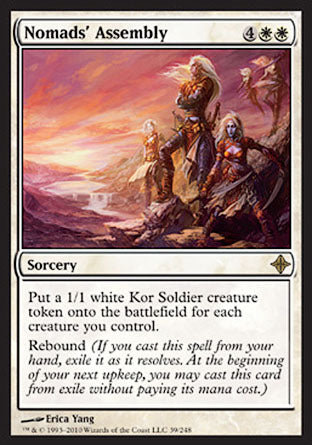 Nomads' Assembly (Rise of the Eldrazi) Light Play