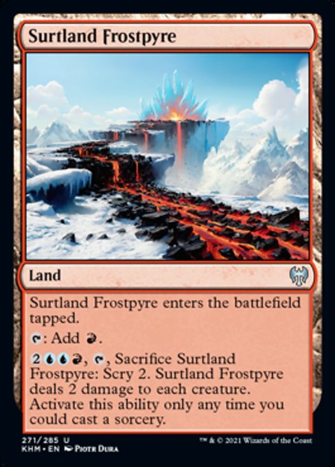 Surtland Frostpyre (Kaldheim) Near Mint Foil