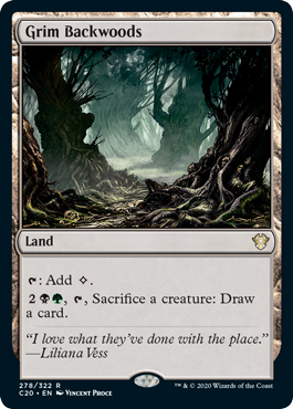 Grim Backwoods (Commander 2020 Ikoria) Near Mint