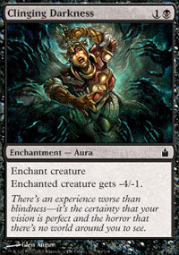 Clinging Darkness (Ravnica) Near Mint Foil Japanese