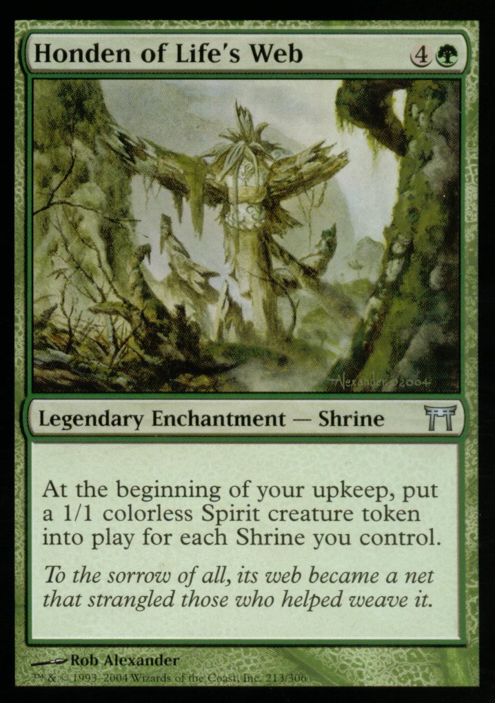 Honden of Life's Web (Champions of Kamigawa) Near Mint Foil