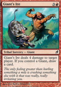 Giant's Ire (Lorwyn) Near Mint Foil