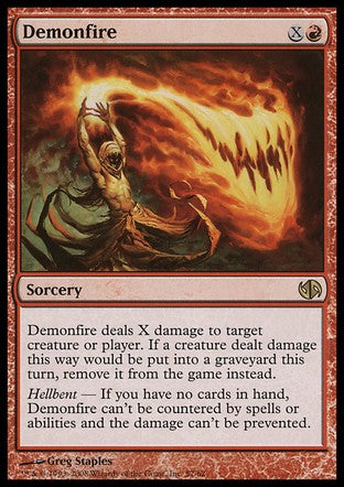 Demonfire (Duel Decks: Jace vs Chandra) Light Play
