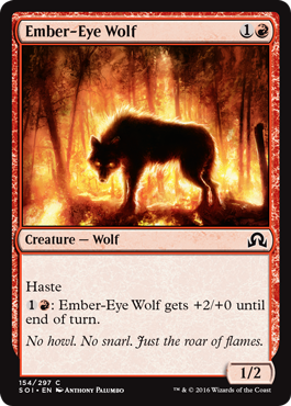 Ember-Eye Wolf (Shadows Over Innistrad) Near Mint