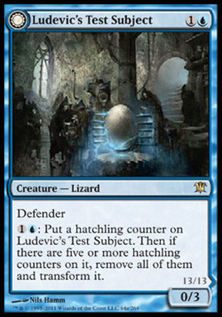 Ludevic's Test Subject (Ludevic's Abomination) (Innistrad) Near Mint Foil