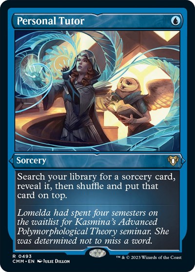 Personal Tutor (Foil Etched) (Commander Masters) Near Mint