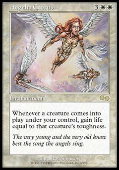 Angelic Chorus (Urza's Saga) Near Mint