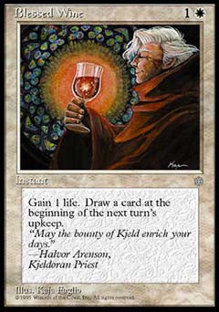 Blessed Wine (Ice Age) Light Play