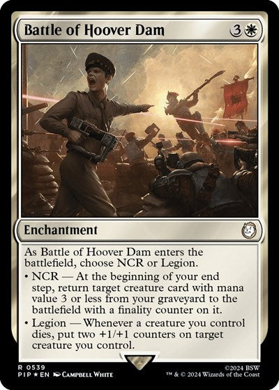Battle of Hoover Dam (Surge Foil) (Universes Beyond: Fallout) Near Mint