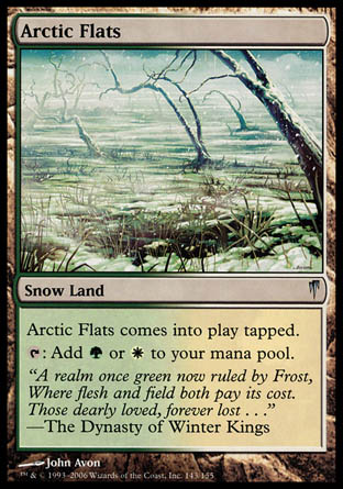 Arctic Flats (Coldsnap) Near Mint Japanese