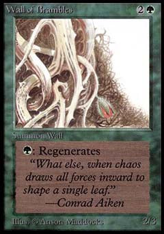 Wall of Brambles (Alpha) Near Mint