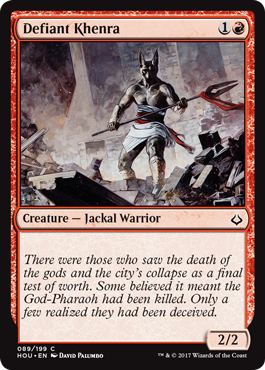 Defiant Khenra (Hour of Devastation) Near Mint