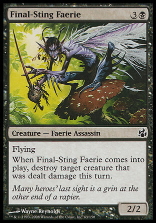 Final-Sting Faerie (Morningtide) Near Mint Foil Japanese