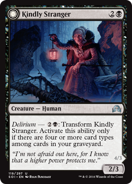 Kindly Stranger (Demon-Possessed Witch) (Shadows Over Innistrad) Near Mint
