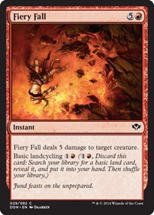 Fiery Fall (Duel Decks: Speed vs Cunning) Near Mint
