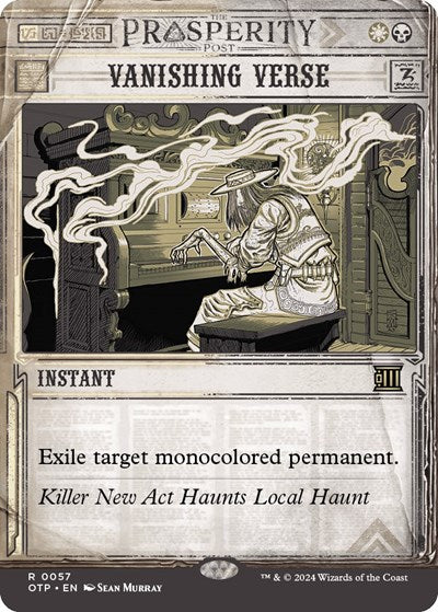 Vanishing Verse (Outlaws of Thunder Junction: Breaking News) Near Mint