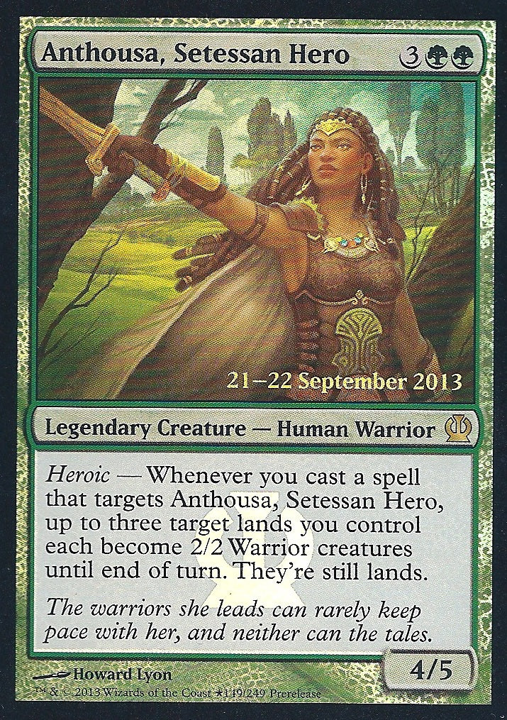 Anthousa Setessan Hero (Pre Release) (Promotional Cards) Near Mint Foil