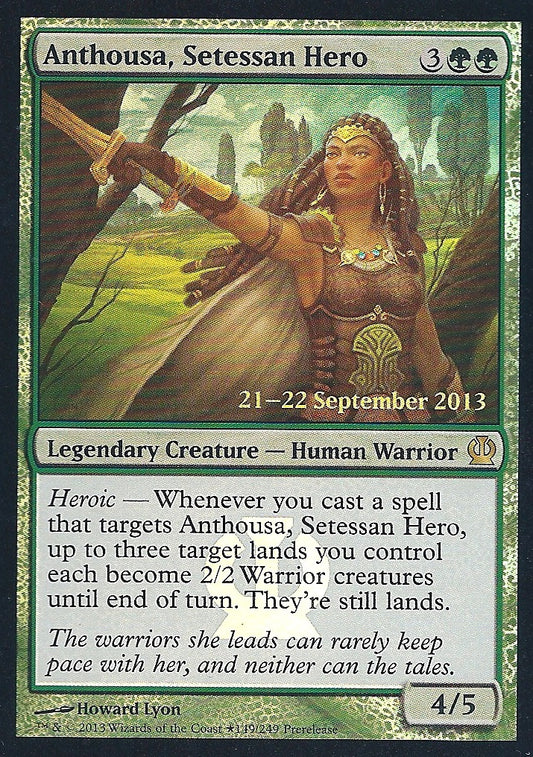 Anthousa Setessan Hero (Pre Release) (Promotional Cards) Near Mint Foil