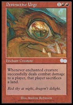 Destructive Urge (Urza's Saga) Near Mint