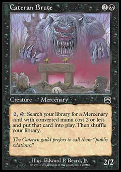 Cateran Brute (Mercadian Masques) Near Mint Foil