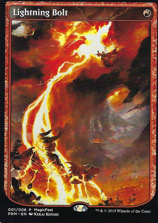 Lightning Bolt (FOIL 2019 MF MagicFest GP Promo) (Promotional Cards) Near Mint Foil