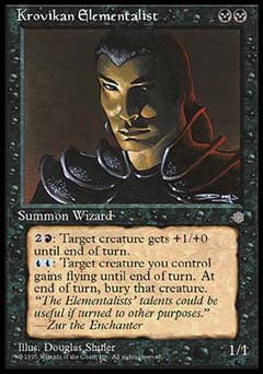 Krovikan Elementalist (Ice Age) Near Mint