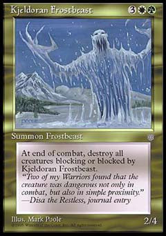 Kjeldoran Frostbeast (Ice Age) Good