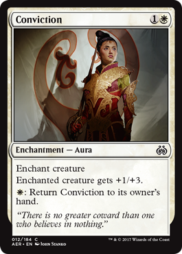 Conviction (Aether Revolt) Near Mint Foil