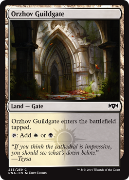 Orzhov Guildgate 2 (Ravnica Allegiance) Near Mint Foil