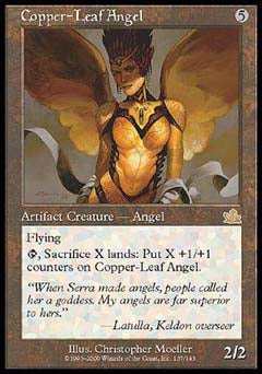 Copper-Leaf Angel (Prophecy) Near Mint Foil