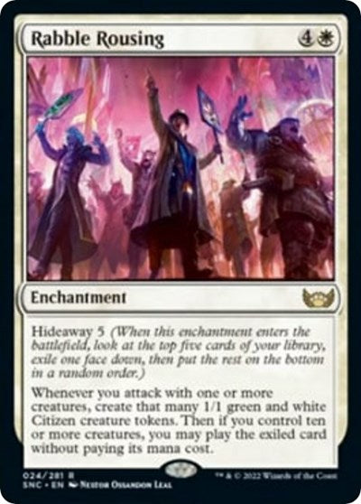 Rabble Rousing (Streets of New Capenna) Near Mint Foil